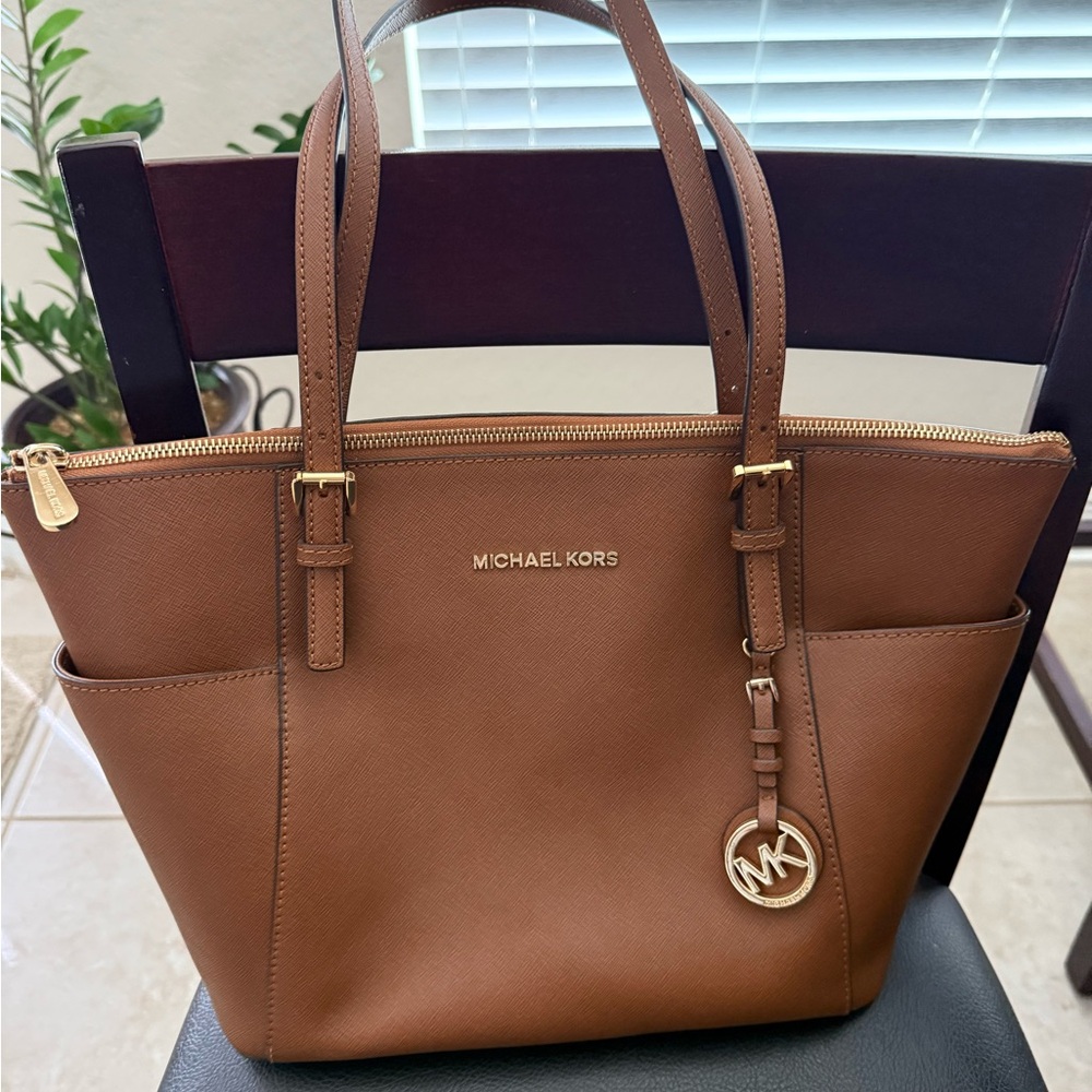 Michael Kors Tan Leather Tote